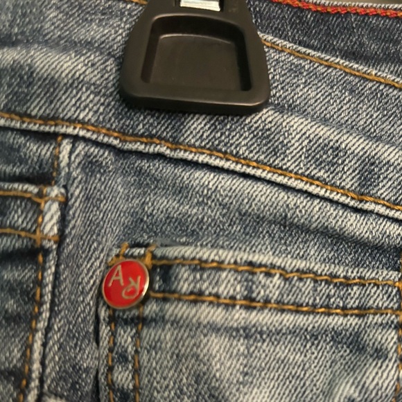 Angry Rabbit Womens Skinny Jeans Sz 30/11 Mid-rise Style Ask366 American made - Picture 3 of 9